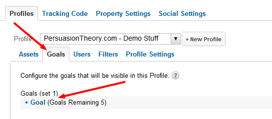 Google Analytics Goal