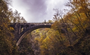 crossing the bridge